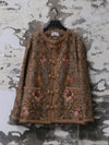 INTO THE EAST 25 Autumn/Winter Tussah Silk Loose Hand-Buttoned Suit Jacket ITE-E1DGAW008GR21JK-LV Green